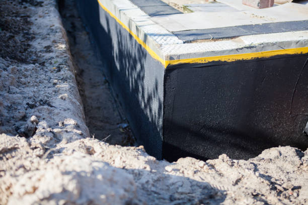 Professional Crawl Space Encapsulation technician working in Port Jefferson, NY